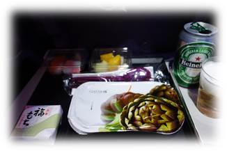 カタール航空機内食