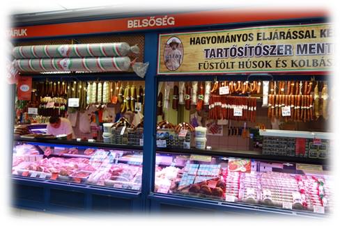 ブダペスト中央市場サラミ