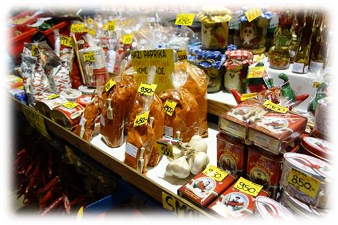 ブダペスト中央市場パプリカ