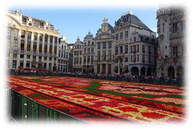 ブリュッセルの世界一美しい広場：グランプラス