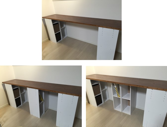 ニトリのカラーボックスと天板でカウンターテーブルを簡単diy ファイナンシャルプランナーの節約ブログ